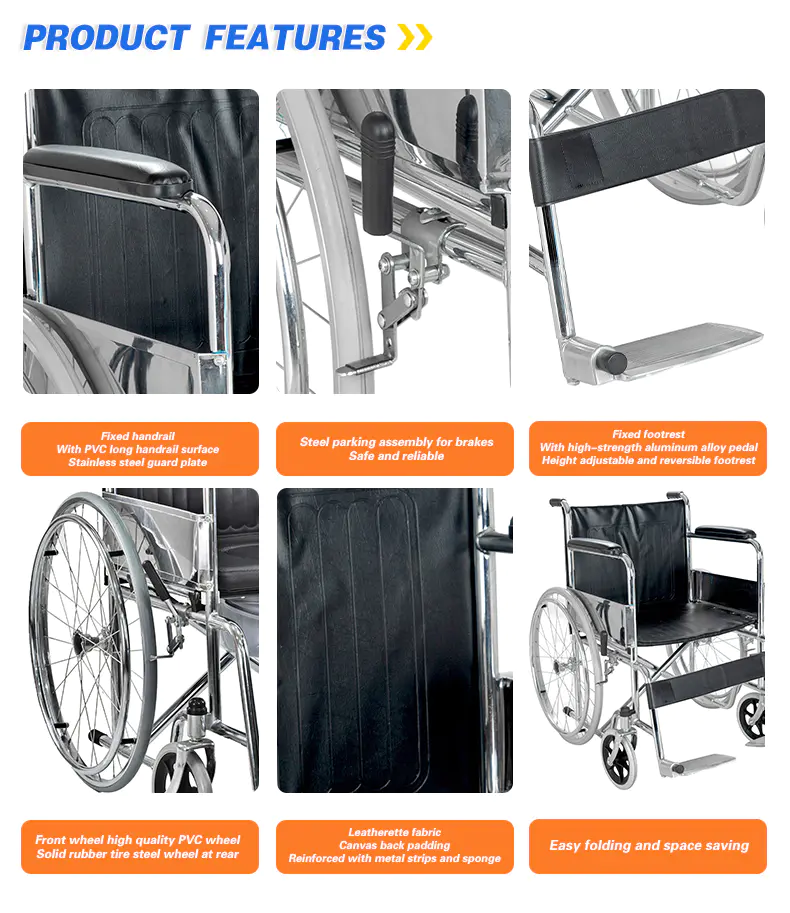 Manual Wheelchair For The Elderly