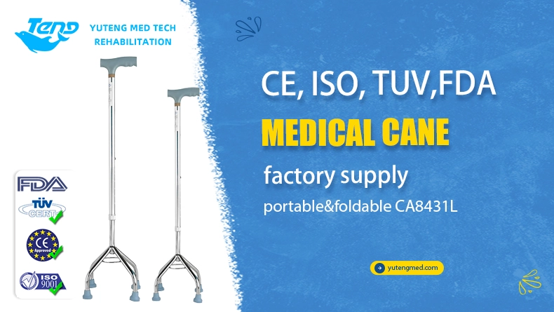 Aluminum Alloy Four Legged Crutch