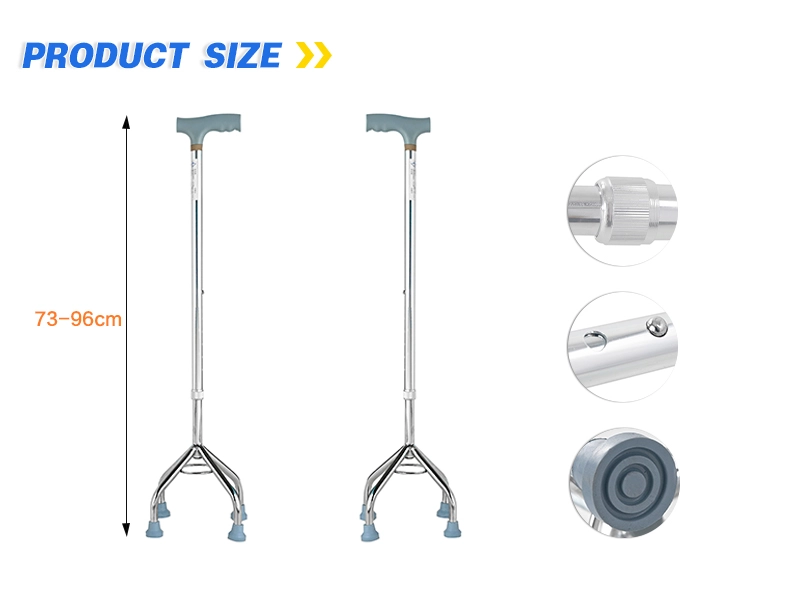Aluminum Alloy Four Legged Crutch
