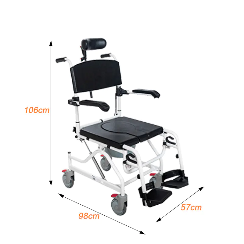 Movable Commode Chair