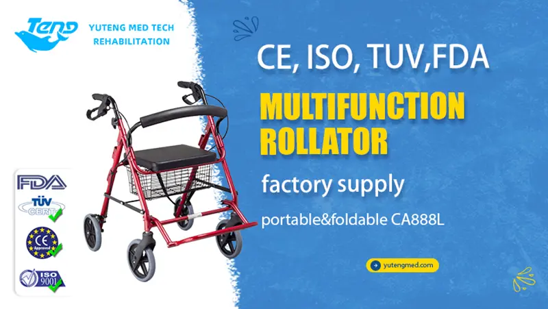 Lightweight Rollator Walker