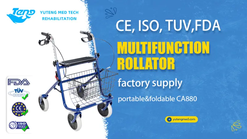 Rollator Walker With Basket